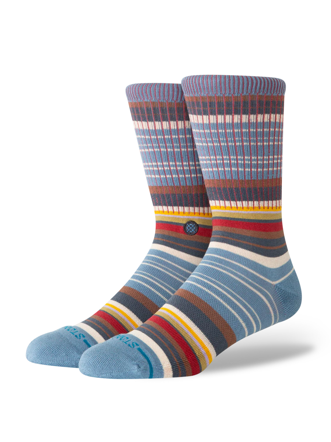 STANCE JORONGO POP CREW SOCKS WINDWARD BLUE 