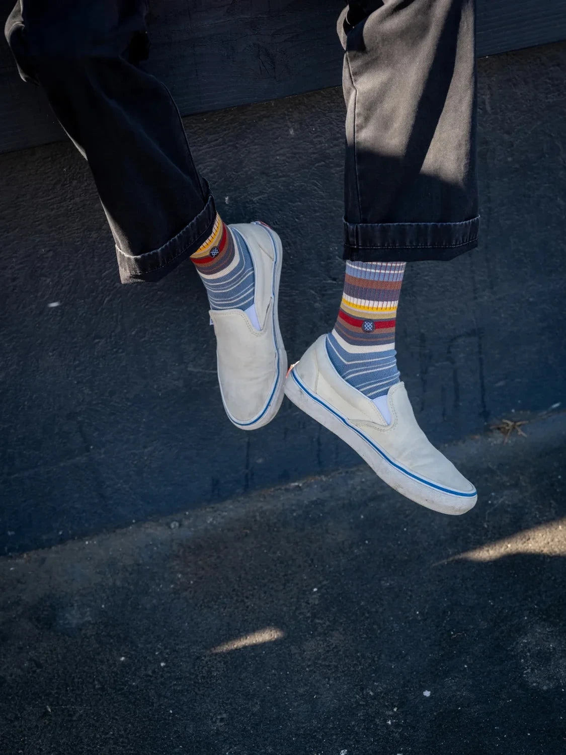 STANCE JORONGO POP CREW SOCKS WINDWARD BLUE 