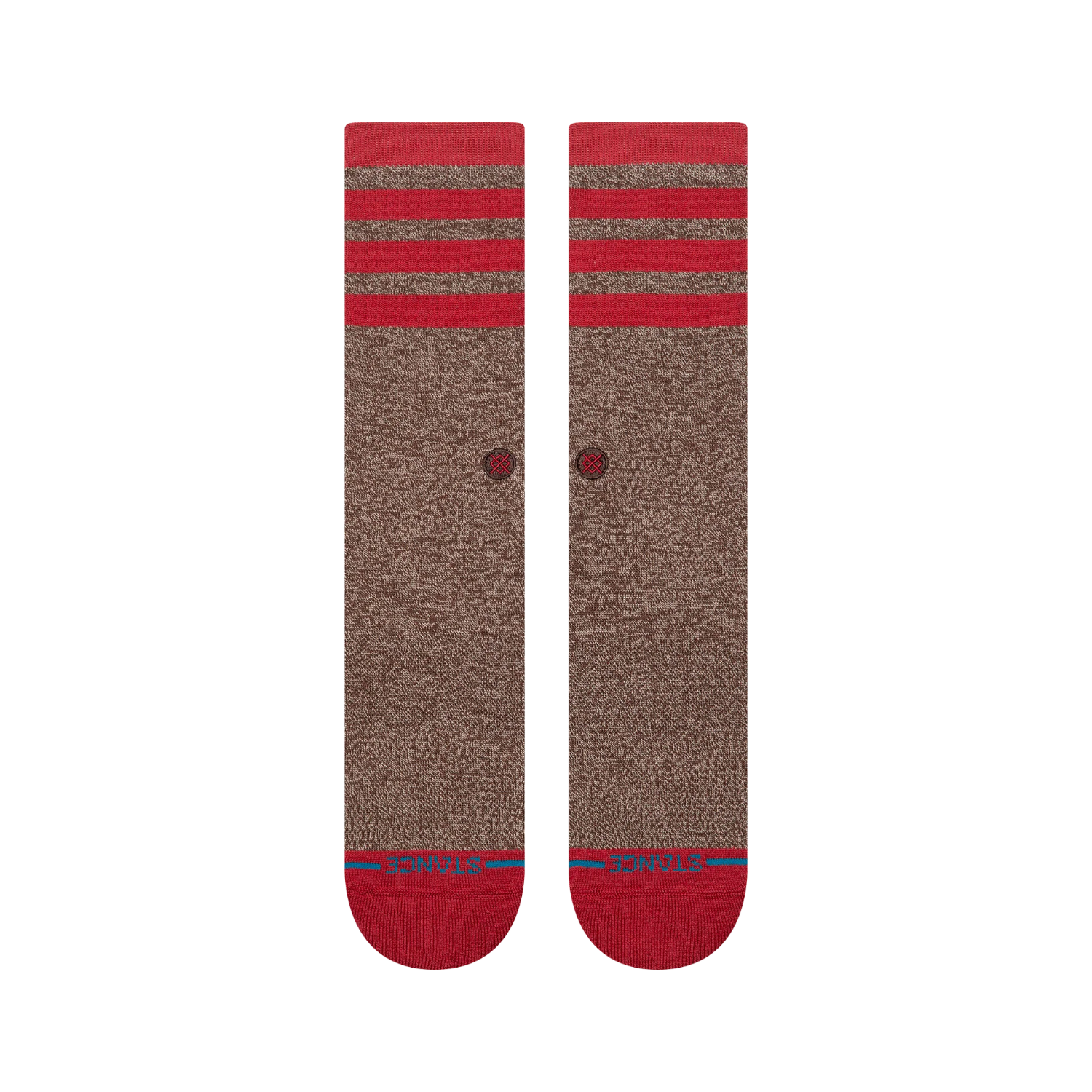 STANCE SOCK MONKEY CREW SOCKS BROWN 
