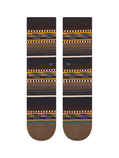 STANCE CEDAR ROCK CREW BROWN