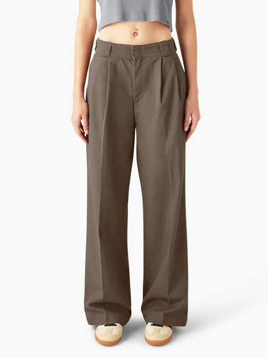 DICKIES PLEATED WORK PANT MUSHROOM 