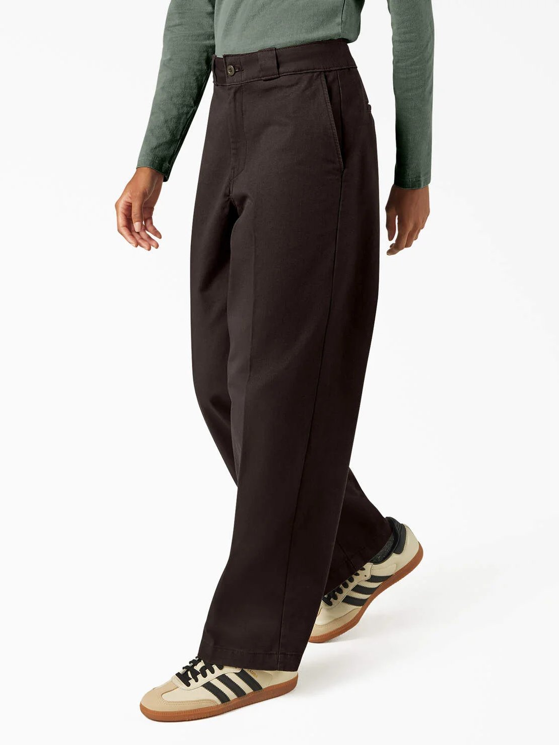 DICKIES 247 LOOSE FIT WORK PANT DARK BROWN 
