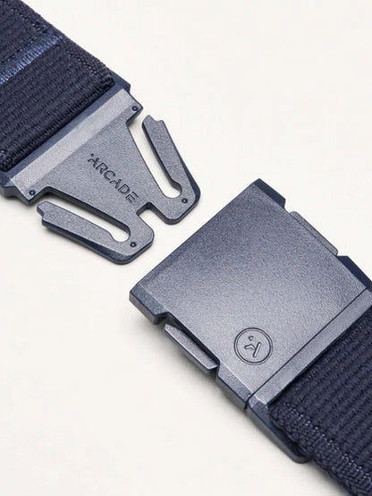 ATLAS SLIM STRETCH BELT NAVY