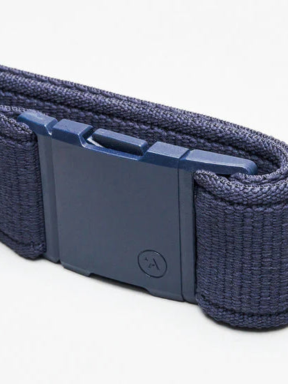 ATLAS SLIM STRETCH BELT NAVY