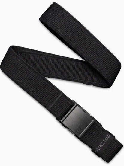 ATLAS SLIM STRETCH BELT BLACK 