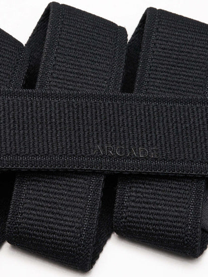 ATLAS SLIM STRETCH BELT BLACK 