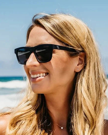 BLENDERS TATE POLARIZED SUNGLASSES MATTE BLACK/SMOKE 