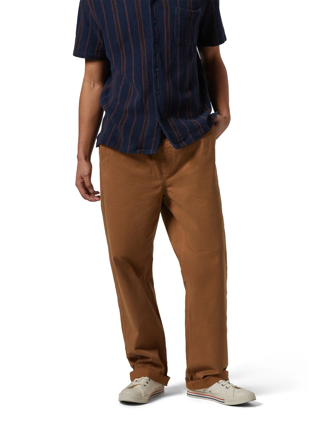 BRIXTON BROADWAY RELAXED PANT WASHED COPPER