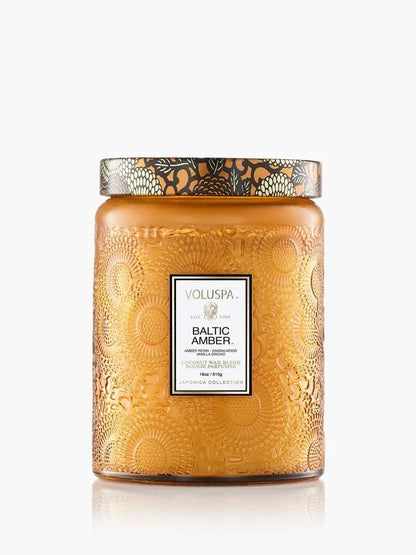 BALTIC AMBER LARGE JAR CANDLE