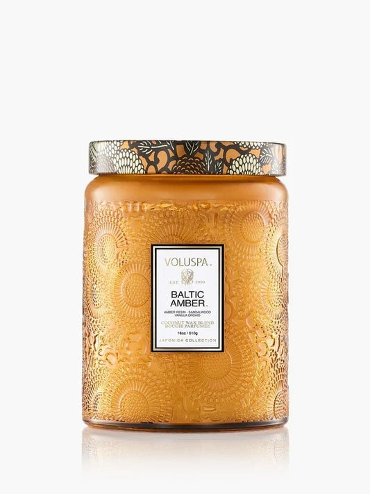 BALTIC AMBER LARGE JAR CANDLE