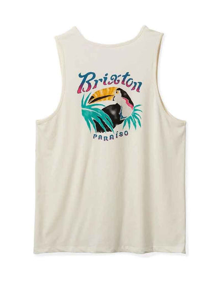 BRIXTON PARAISO TANK TOP OFF WHITE