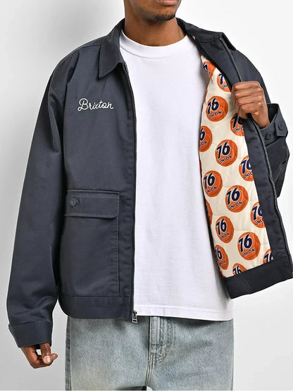 BRIXTON X 76 MECHANIC JACKET NAVY 