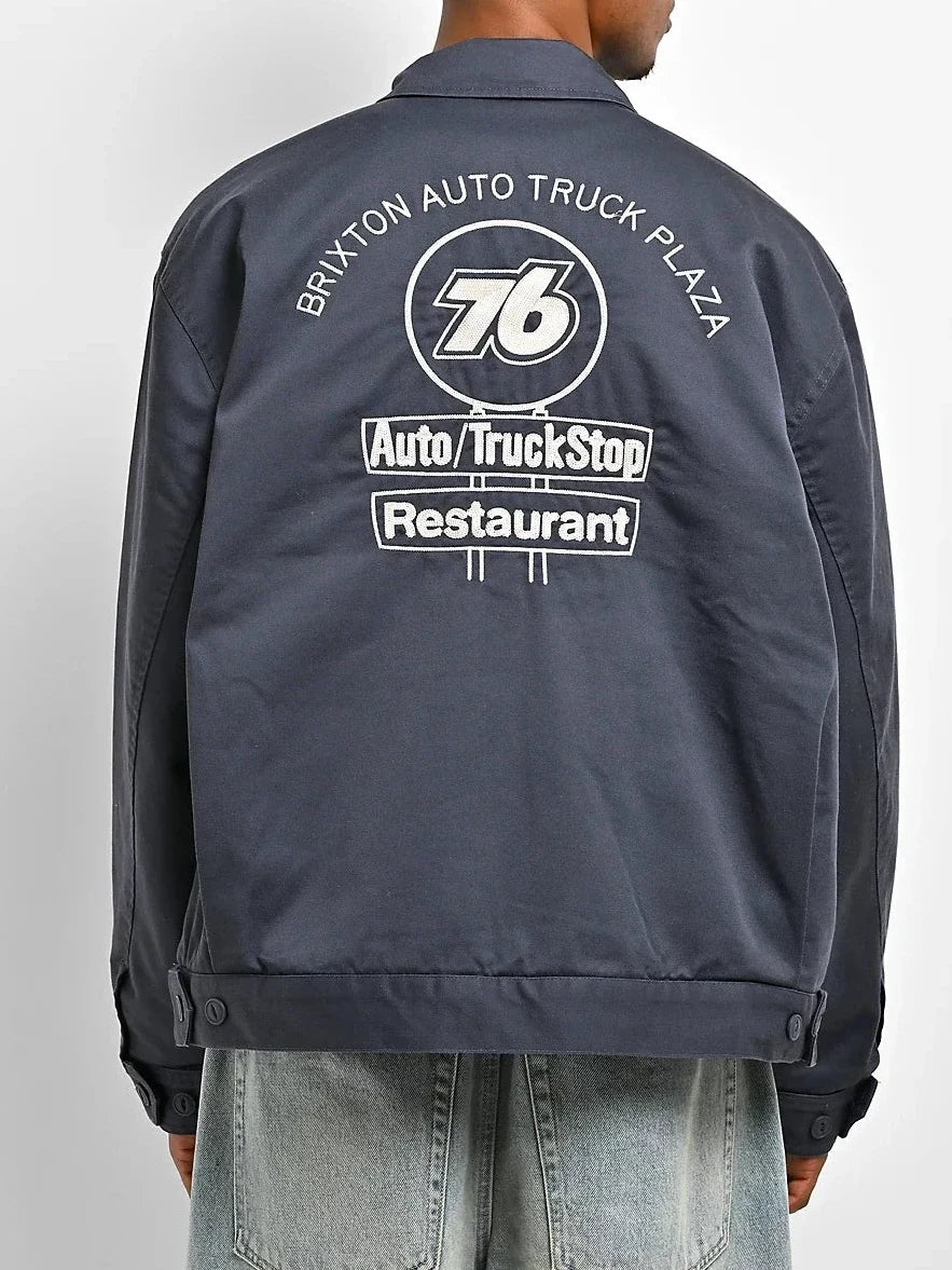 BRIXTON X 76 MECHANIC JACKET NAVY 
