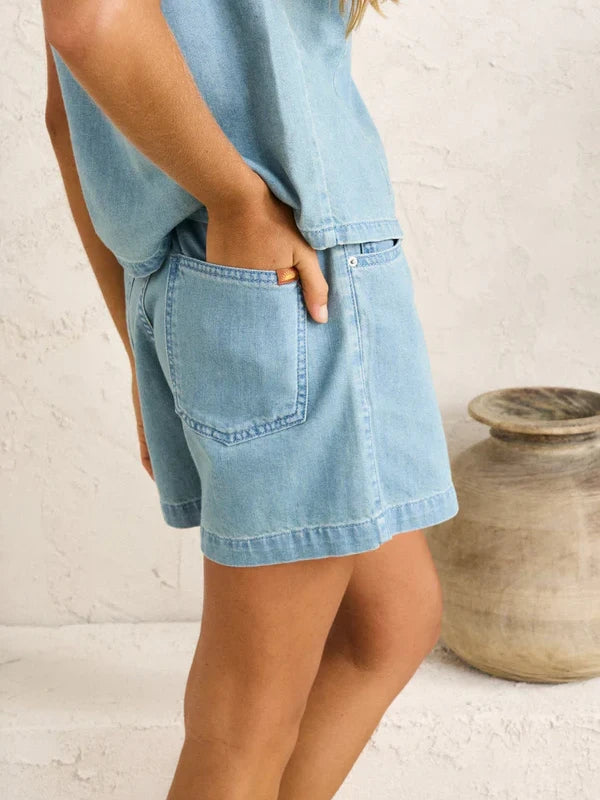 RHYTHM ROMY HIGH RISE DENIM SHORT