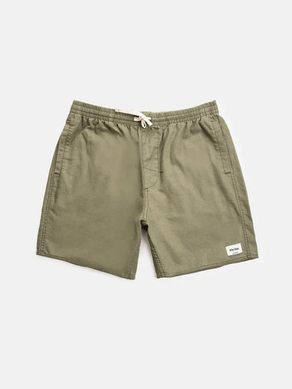 RHYTHM CLASSIC LINEN JAM SHORT OLIVE