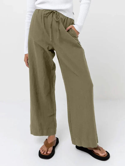 RHYTHM CLASSIC DRAWSTRING PANT OLIVE 