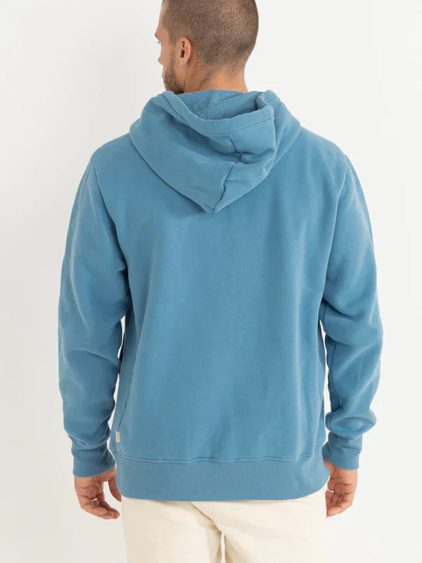 RHYTHM CLASSIC FLEECE HOOD MINERAL BLUE