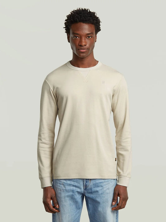 G-STAR NIFOUS R T L/S WHITEBAIT