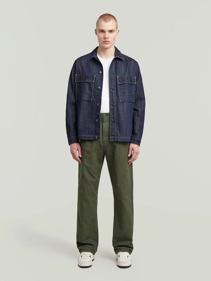 G-STAR PLEATED CHINO RELAXED ASFALT GD