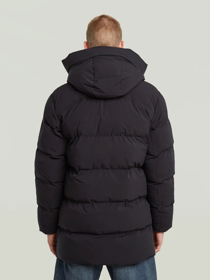 GSTAR G-WHISTLER PADDED HOODED PARKA 2.0 DK BLACK 