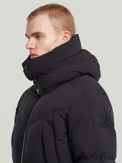 GSTAR G-WHISTLER PADDED HOODED PARKA 2.0 DK BLACK 