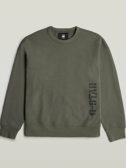 G-STAR SPRAYED 89 LOOSE SWEATSHIRT GS GREY