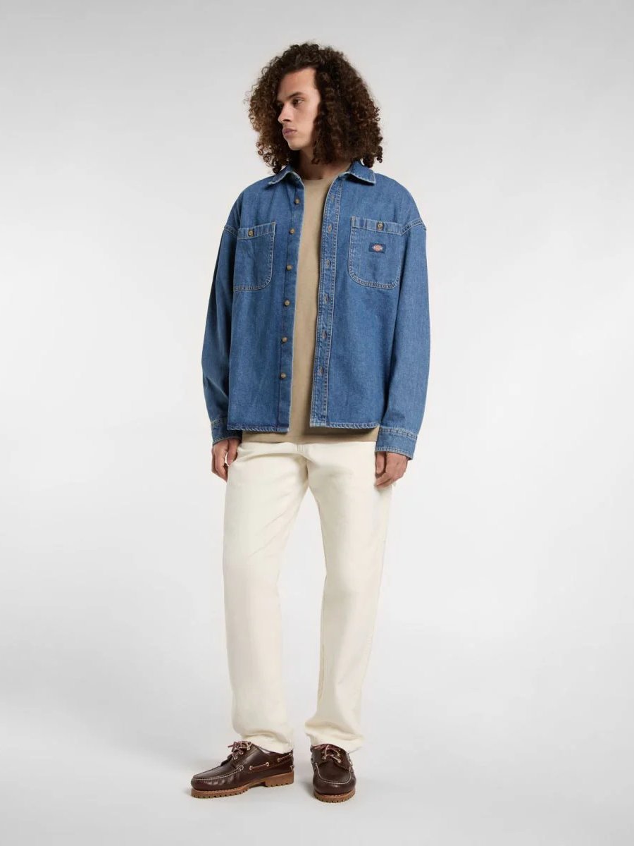 DICKIES HOUSTON DENIM SHIRT CLASSIC BLUE