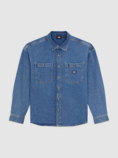 DICKIES HOUSTON DENIM SHIRT CLASSIC BLUE