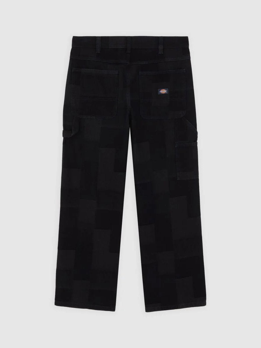 DICKIES JACQUARD CARPENTER PANTS RINSED