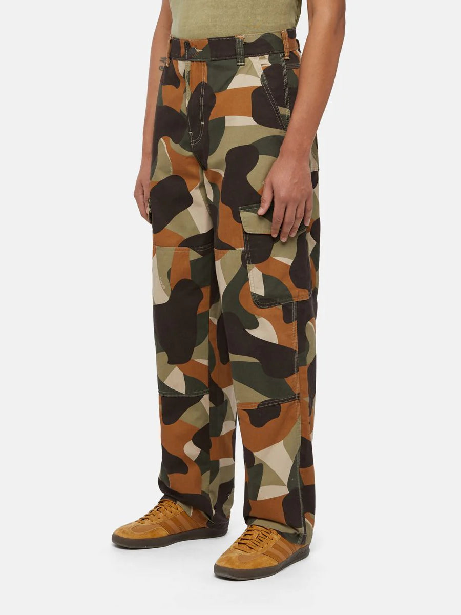 DICKIES DUCK CANVAS CAMO CARGO GREEN 