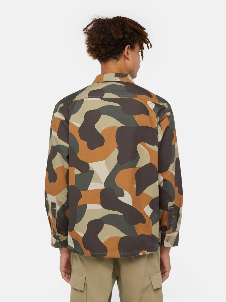CAMO CANVAS WORK SHIRT