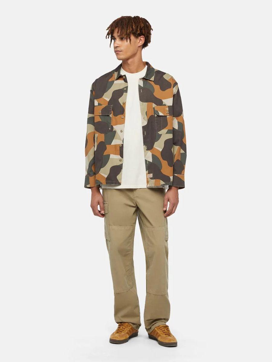 CAMO CANVAS WORK SHIRT