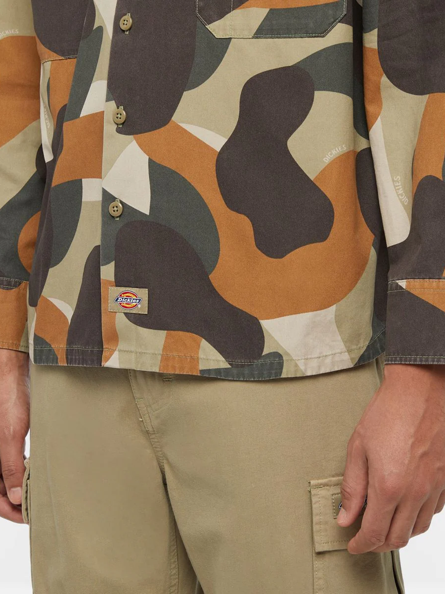 CAMO CANVAS WORK SHIRT