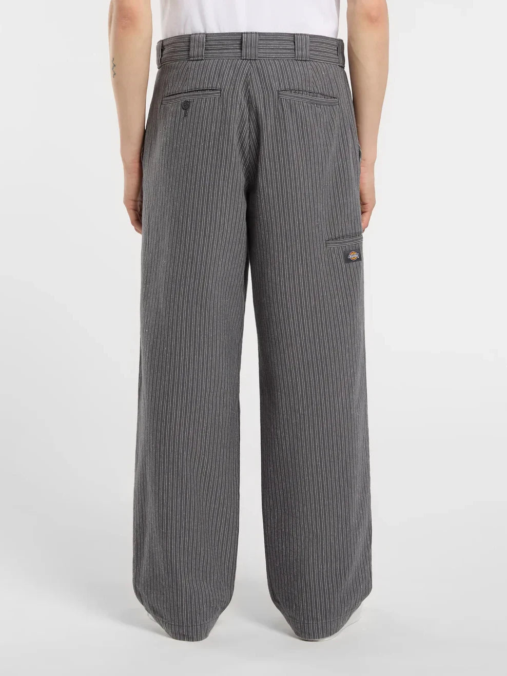 DICKIES LIMA PINSTRIPE PANT CHARCOAL
