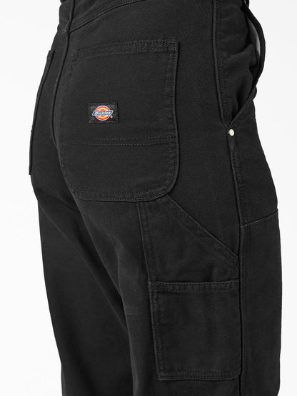 DICKIES DOUBLE KNEE CANVAS PANT BLACK 