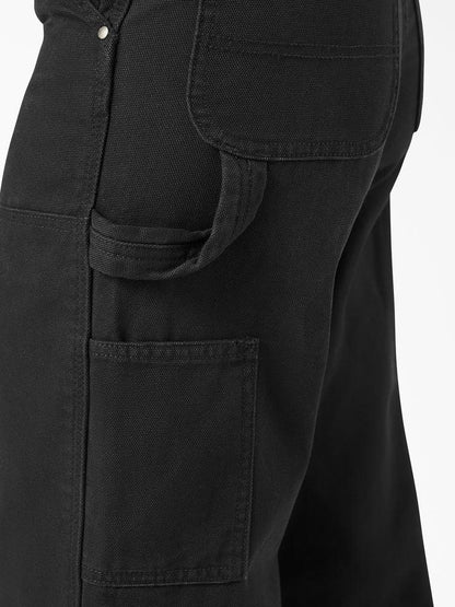 DICKIES DOUBLE KNEE CANVAS PANT BLACK 