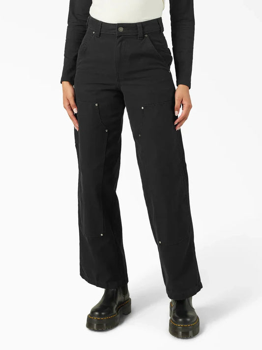 DICKIES DOUBLE KNEE CANVAS PANT BLACK 