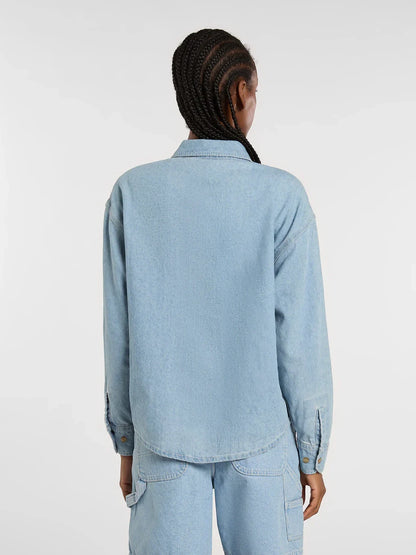 DICKIES LIGHTWEIGHT DENIM SHIRT DENIM VINTAGE WASH 