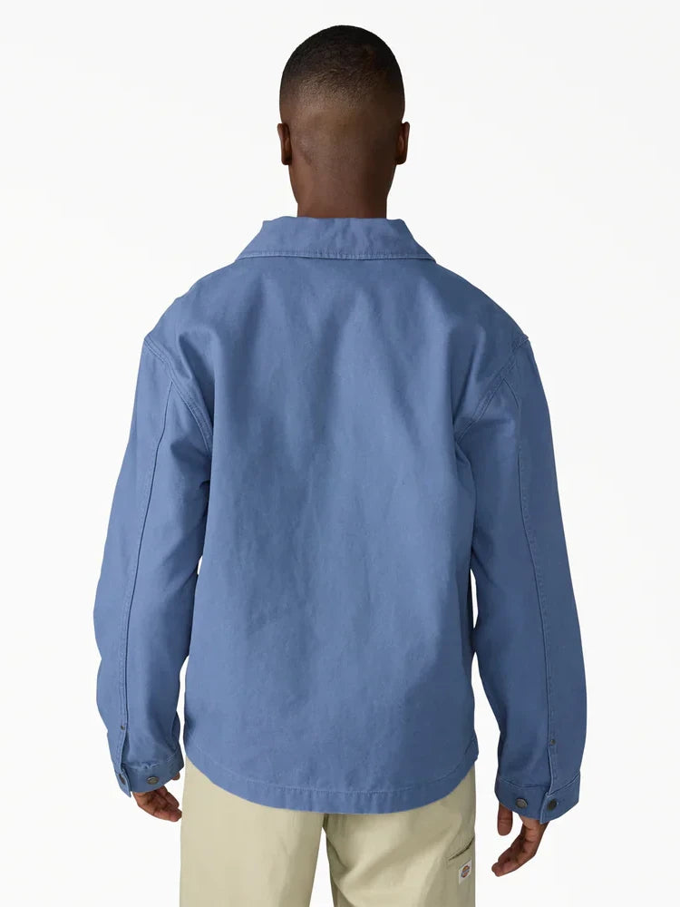 DICKIES UNLINED CANVAS BARN JACKET RETRO INDIGO 