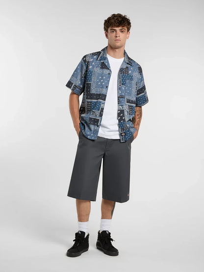 DICKIES GLANDORF SHORT SLEEVE SHIRT DARK NAVY 
