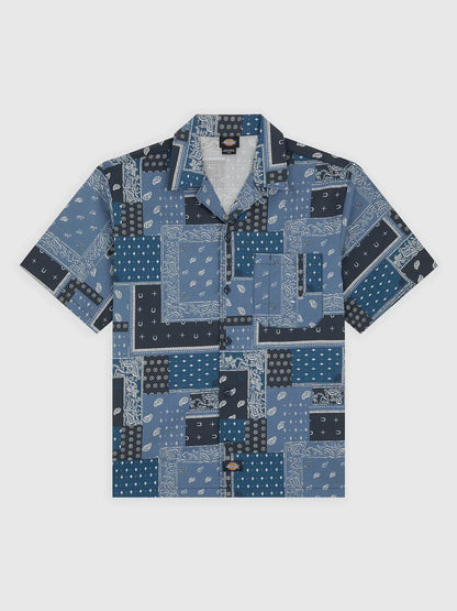 DICKIES GLANDORF SHORT SLEEVE SHIRT DARK NAVY 