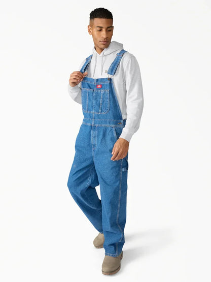 LOOSE DENIM BIB OVERALL