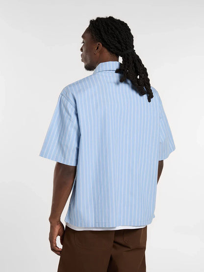 DICKIES VENEDOCIA STRIPE SHORT SLEEVE SHIRT ENDLESS SKY