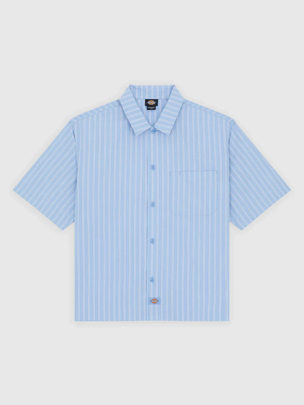 DICKIES VENEDOCIA STRIPE SHORT SLEEVE SHIRT ENDLESS SKY