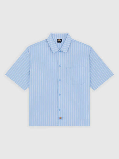 DICKIES VENEDOCIA STRIPE SHORT SLEEVE SHIRT ENDLESS SKY