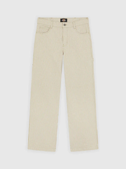DICKIES HICKORY LOOSE STRAIGHT CARPENTER PANT EUCALYPTUS 