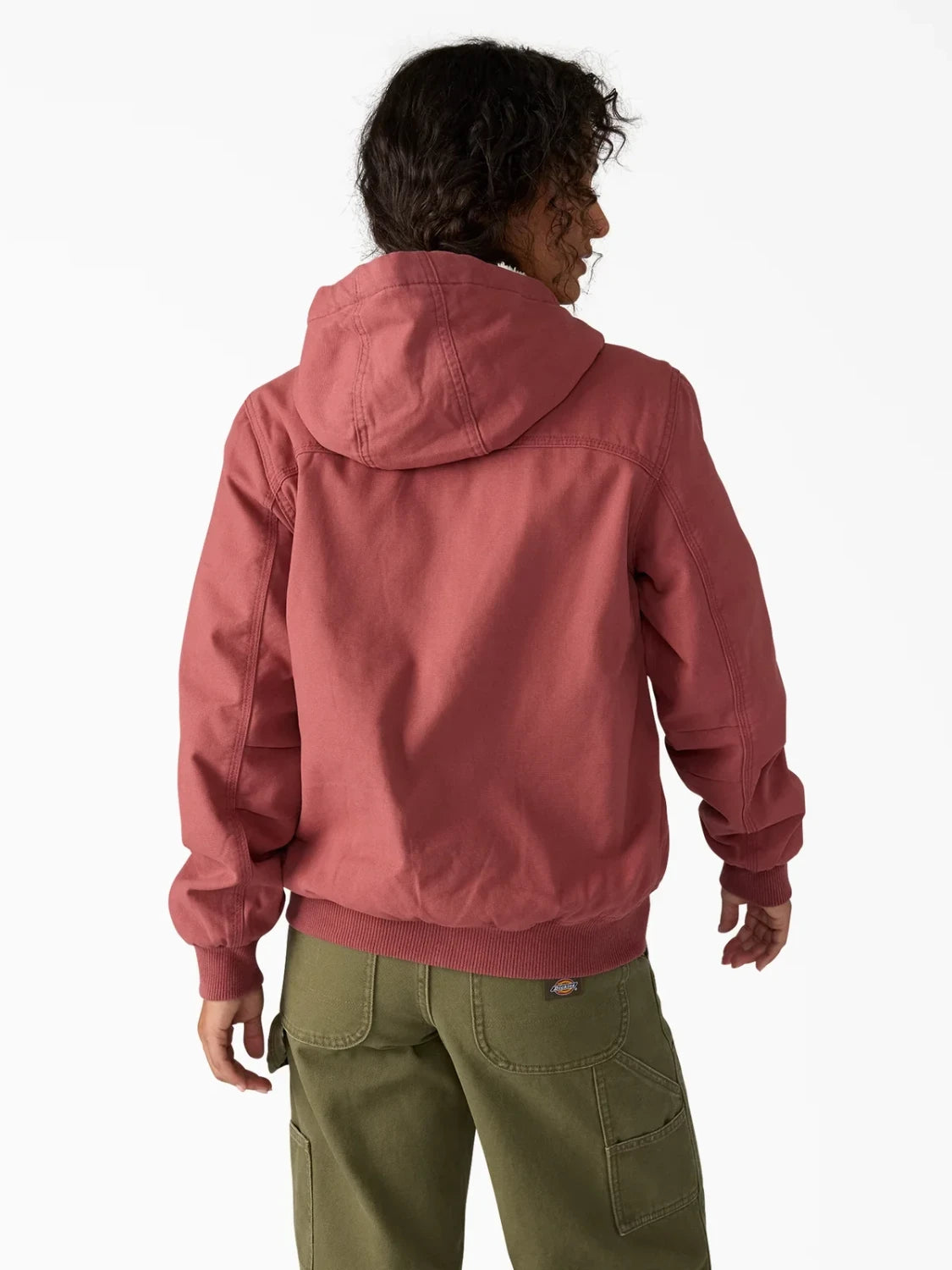 DICKIES SHERPA DUCK BOMBER JACKET APPLE BUTTER
