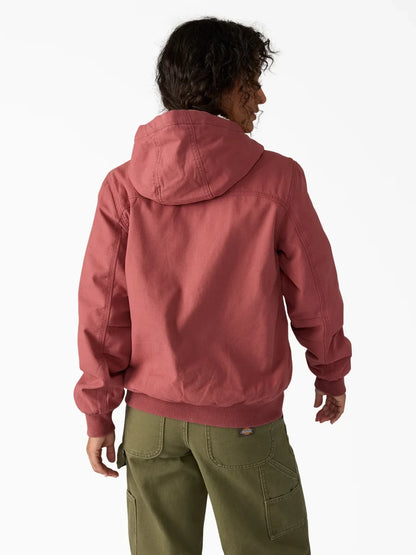 DICKIES SHERPA DUCK BOMBER JACKET APPLE BUTTER