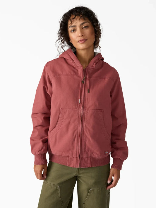 DICKIES SHERPA DUCK BOMBER JACKET APPLE BUTTER