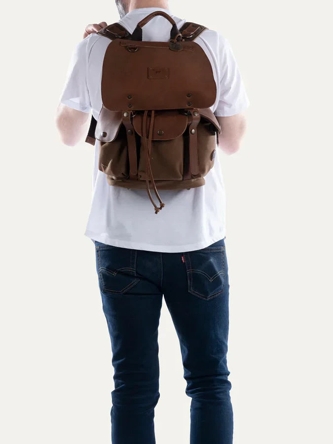 WILL LENNON BACKPACK TOBACCO/COGNAC